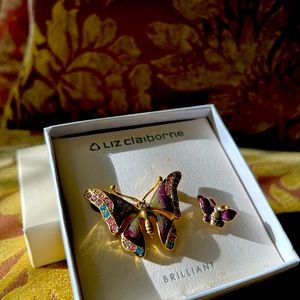 Liz Claiborne Vintage Butterfly Pins